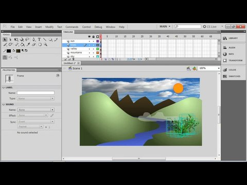 Adobe Flash Chapter 02 - Setting a Scene