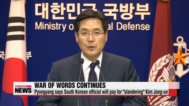North Korea threatens South Korean official for slanderous remarks