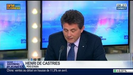 "Un taux croissance anémique, un chômage qui ne recule pas, une dette qui ne cesse de monter, ce sont les signes d'un modèle qui ne fonctionne plus", Henri de Castries, dans GMB - 13/05