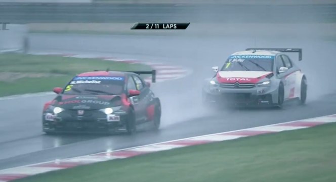 A win for Loeb despite the Slovakian downpour - Citroën WTCC 2014