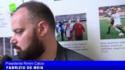 Video, Rimini Calcio: rivoluzione De Meis, caccia al nuovo ds.In D per vincere