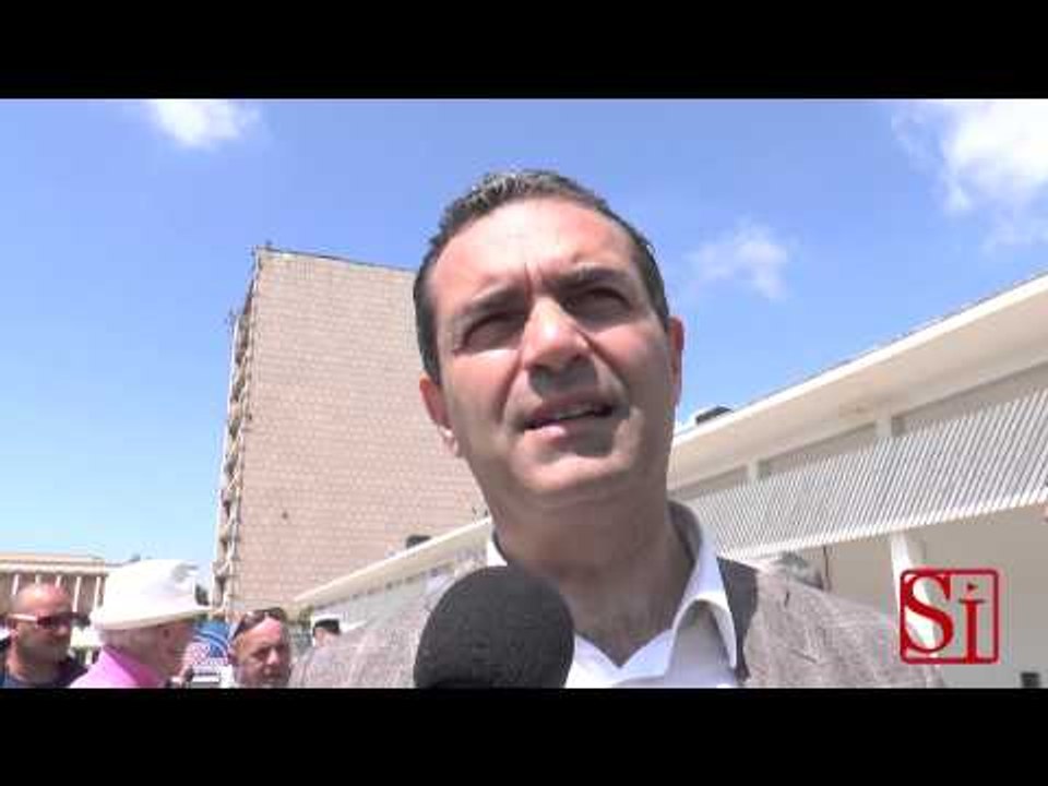 Napoli - Mostra d'Oltremare, De Magistris inaugura Isola delle Passioni (11.05.14)