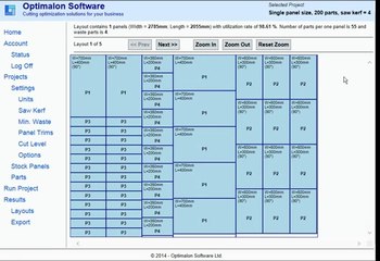New Version of Online Panels Cutting Optimizer Supporting Metric and Imperial Units - Optimalon Software