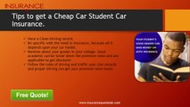 Full Coverage Student Car Insurance free Quotes | Cheap Rate Auto Insurance For Graduate