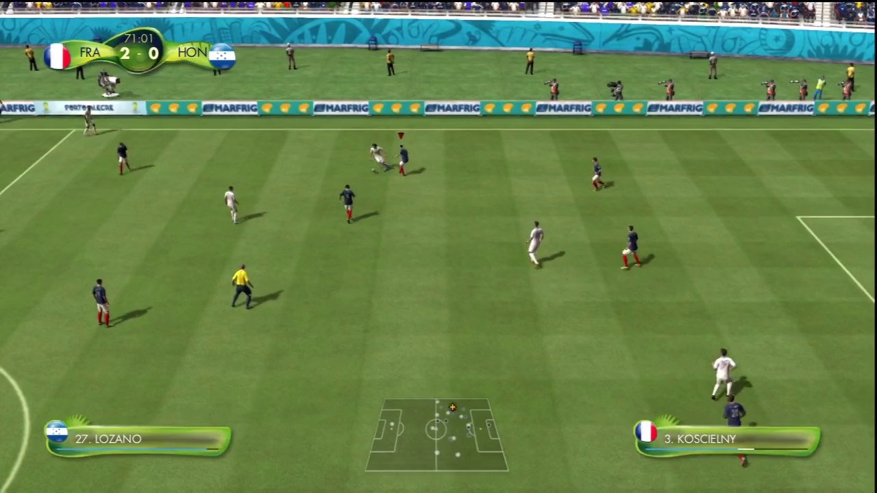(thegamer) coupe du monde de la fifa Brésil 2014 match de phase de poule France-Honduras ps3