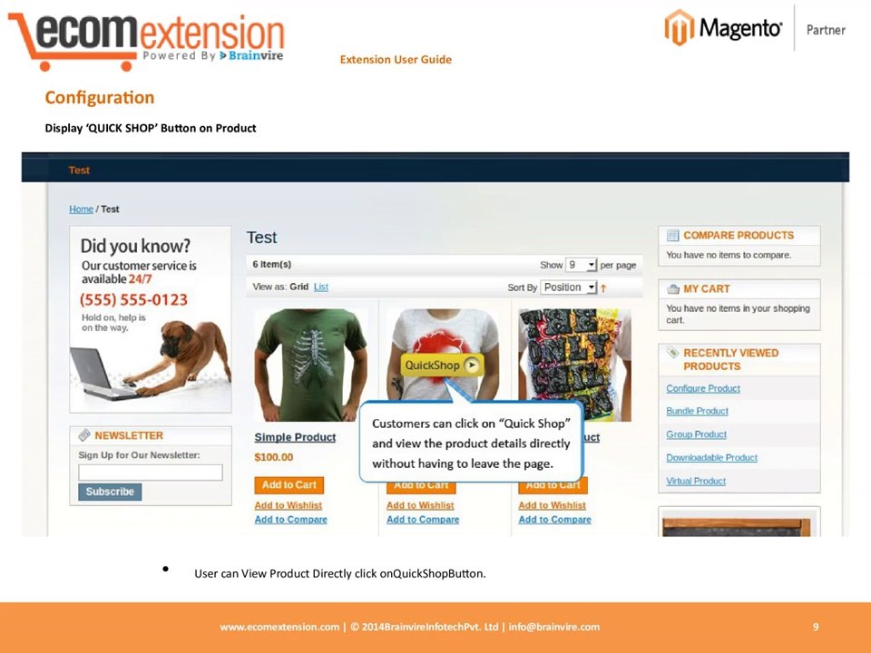 Get Magento QuickShop Extension and Enhances User Experience!