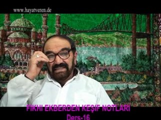 Ders 16 Akaid Fıkhı Ekber - Fıkıh Ebu Hanife - Kelam ilmi - Müteşabih ayetler - keyfiyetsiz sıfatlar