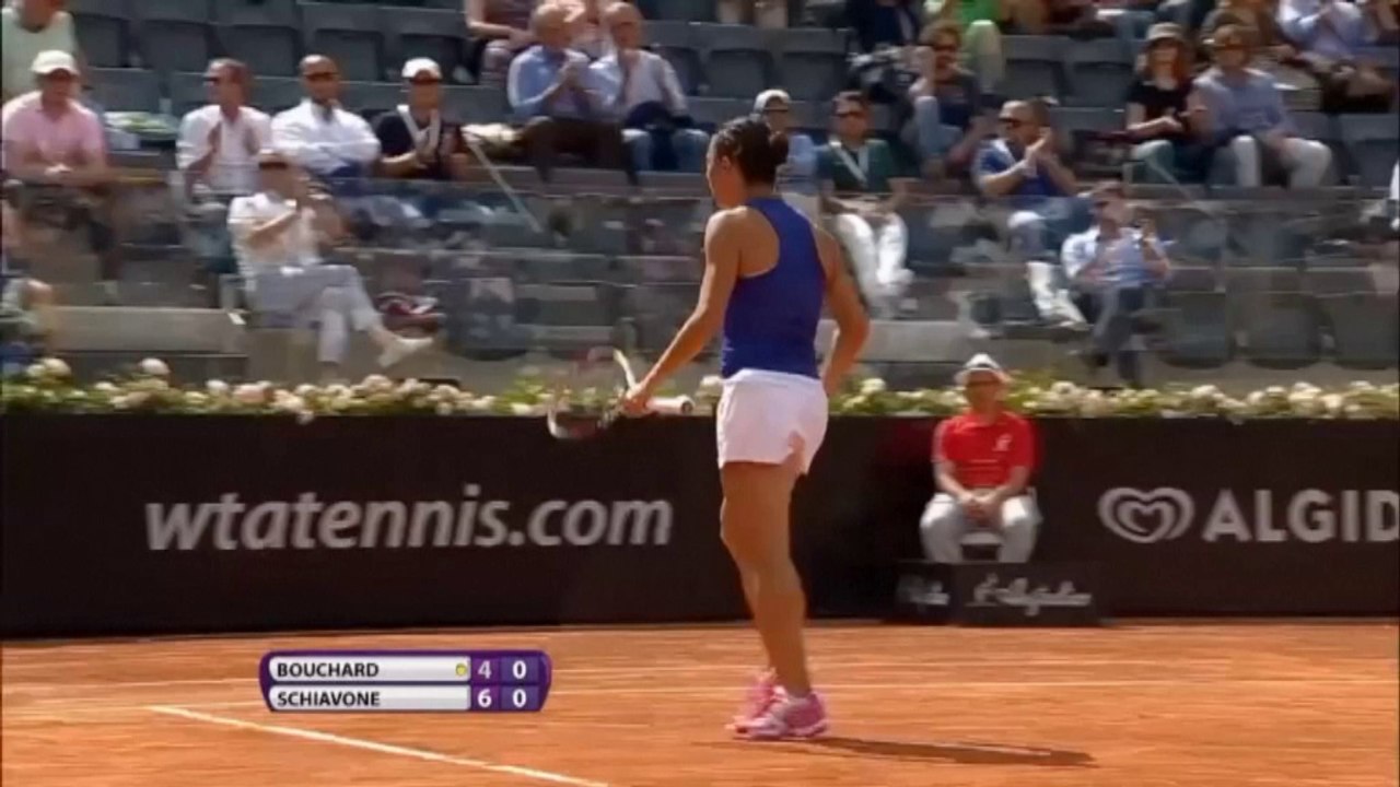 Rom: Oldie Schiavone dominiert Youngster Bouchard