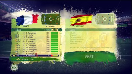 (thegamer) coupe du monde de la fifa Brésil 2014 finale France-Espagne ps3
