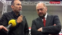 Lampaul-Guimiliau (29) Olivier Le Bras à Martin Schulz : 