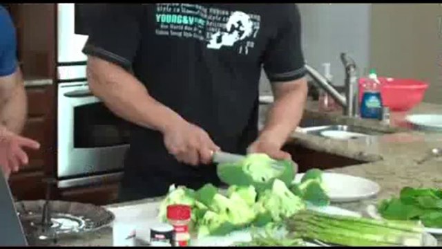 gym Cooking Veggies
