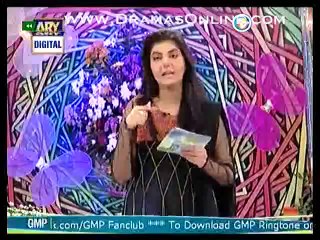 Nida Yasir telling benefits of seven different vegetables we use in our daily life