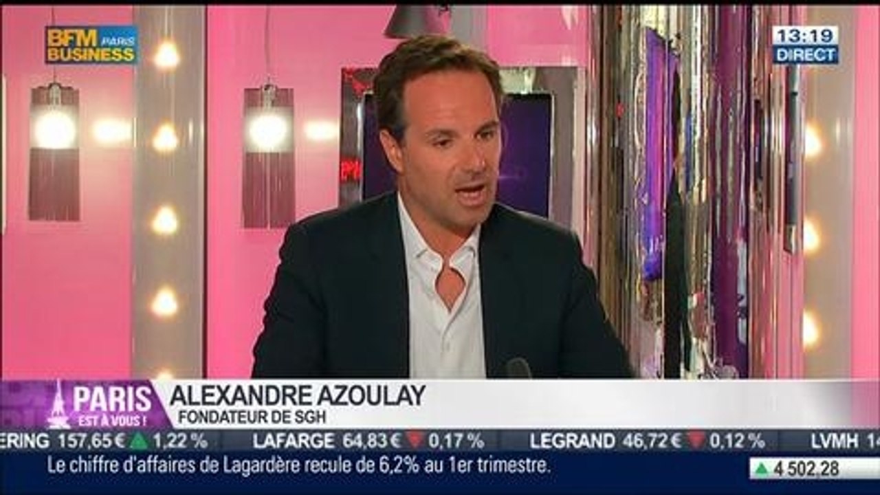 Le Paris d'Alexandre Azoulay, fondateur de SGH, dans Paris est à vous ...