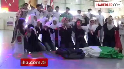 Suriyeli Çocuklardan Temsili Cenaze Töreni Oyunu