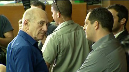 Seis años de prisión para Ehud Olmert
