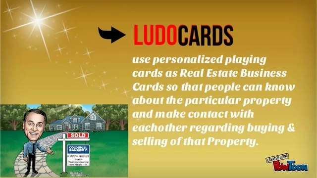 Introduction of Real Estate Business Cards By Ludocards