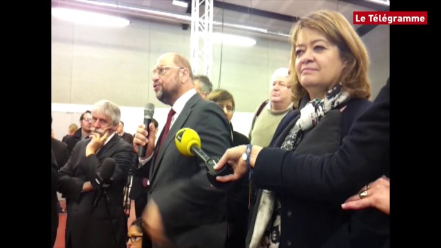 Lampaul-Guimiliau (29) Martin Schulz : Travailleurs détachés, une sorte d'esclavage