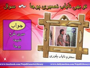 تو بھی نایاب نصیری ہوجا ۔ نایاب ہلوری