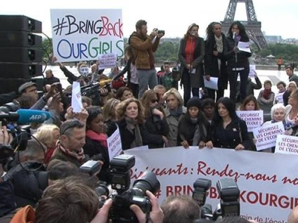 Les personnalités au rendez-vous pour réclamer la libération des lycéennes nigérianes - 13/05