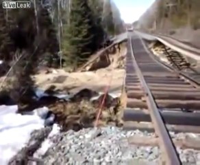 Etats-Unis - Un Effondrement de terrain Impressionnant