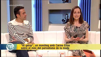TV3 - Els Matins - Carme Elias interpreta Diana Vreeland al monòleg "Al Galop"