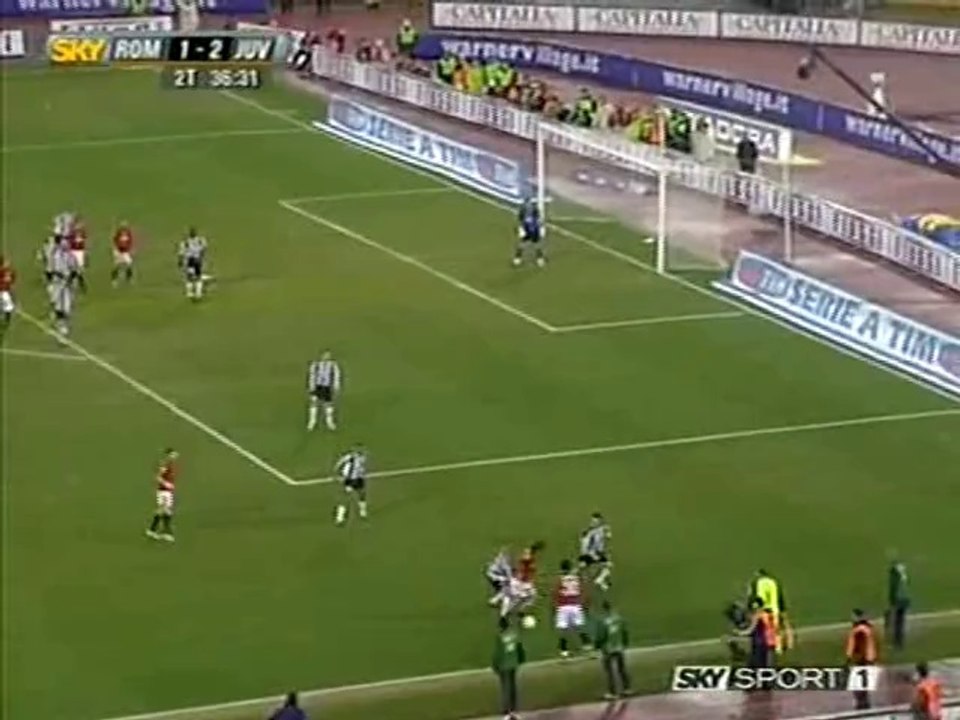 Roma-Juventus 1-2 Serie A 2004-2005 Secondo Tempo Sky