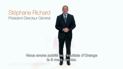 l’année 2013 par Stéphane Richard (mars 2014)