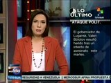 Asesinatos selectivos en Ucrania; Bólotov, herido pero sobrevivió