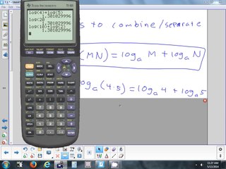 7.3 Properties of Logarithms 5-13-14