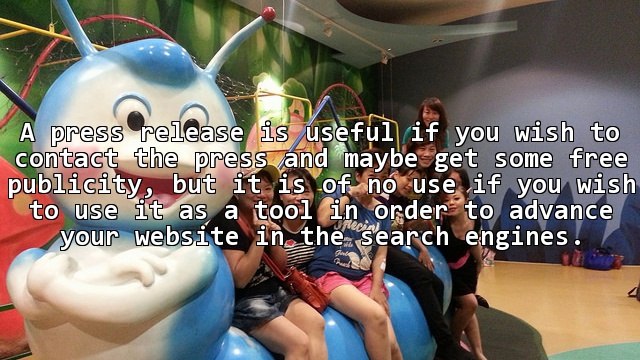 Press Release: Why SEO Experts Should Not Use Press Releases
