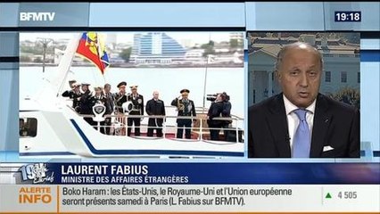 Laurent Fabius: L'invité de Ruth Elkrief – 13/05