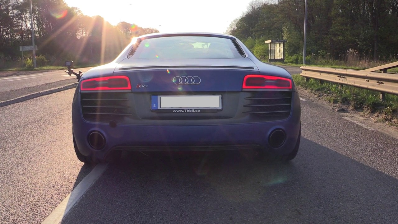 Audi R8 V10 Plus w Capristo X-pipes -VERY LOUD