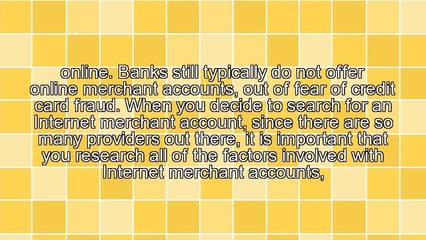 The Facts About Internet Merchant Accounts