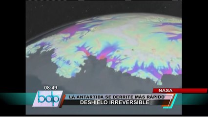Revelan que desaparición de glaciares de la Antártida es "irreversible"