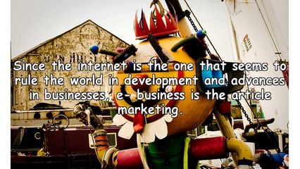 Effective Article Marketing