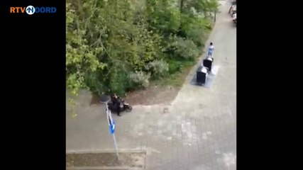 Politie lost waarschuwingsschot bij aanhouding in Stad - RTV Noord