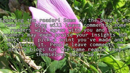 5 Big Mistakes That Bloggers Make...