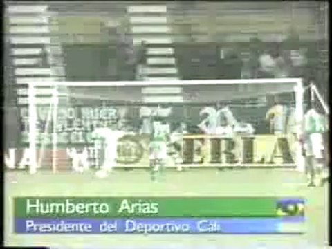 GOL MAYER CANDELO AL DEPORTES TOLIMA VS DEPORTIVO CALI MAYO 10 DE 2000
