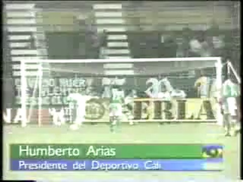 GOL MAYER CANDELO AL DEPORTES TOLIMA VS DEPORTIVO CALI MAYO 10 DE 2000