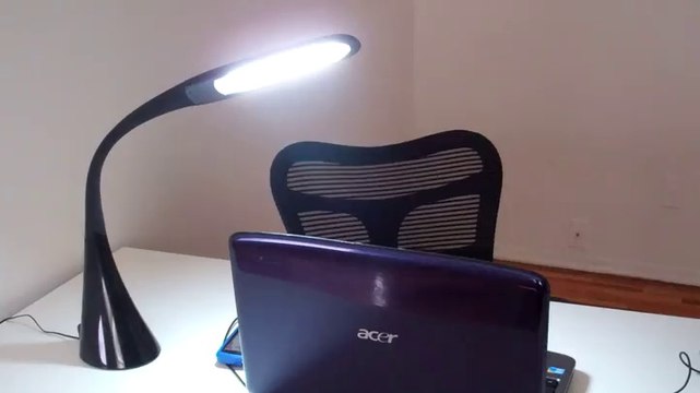 Safco Products Vivo LED Modern Plastic Desk Lamps with dimmer