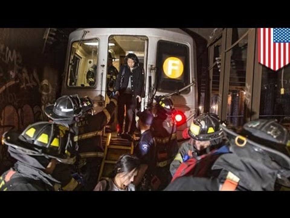 New York 'F' subway train derails, 19 injured as 1000 passengers evacuated