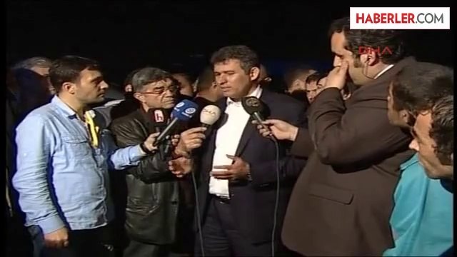 Türkiye Barolar Birliği Başkanı Metin Feyzioğlu Facianın Yaşandığı Maden Ocağının Önünde...