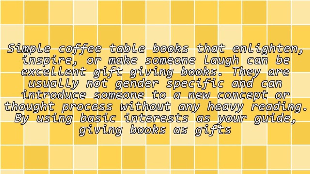 When all else fails, give the gift of books