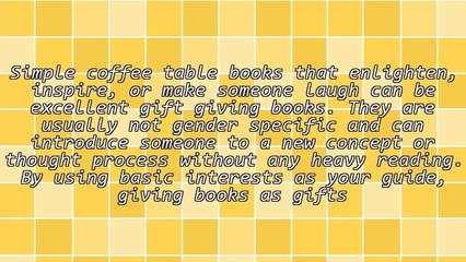 When all else fails, give the gift of books