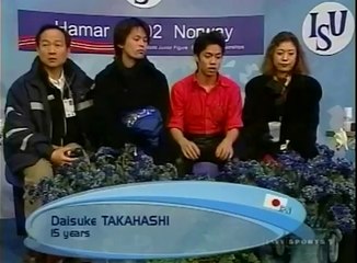 ᴆαίѕμκε τακαнαѕнί Junior World Championships 2002 SP JSports