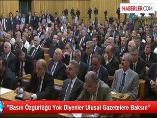 "Basın Özgürlüğü Yok Diyenler Ulusal Gazetelere Baksın"
