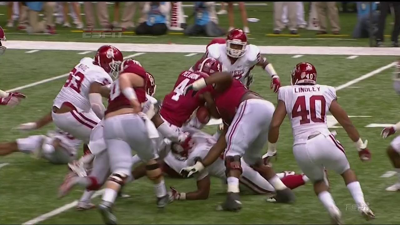 2013 Sugar Bowl Alabama vs. Oklahoma 2nd Quarter