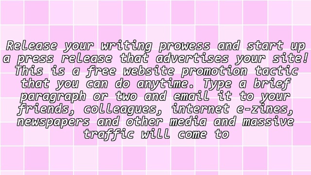 8 Surefire Ways To Advertise Your Web Site For Free