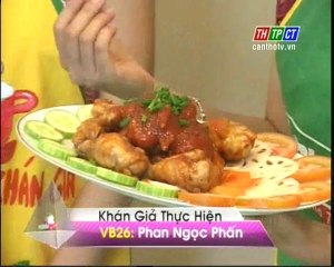Vào bếp cùng khán giả- Cánh gà om ketchup