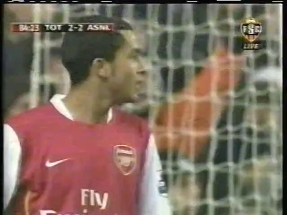 2007 (January 24) Tottenham 2-Arsenal 2 (English league Cup)-Semifinals, First Leg